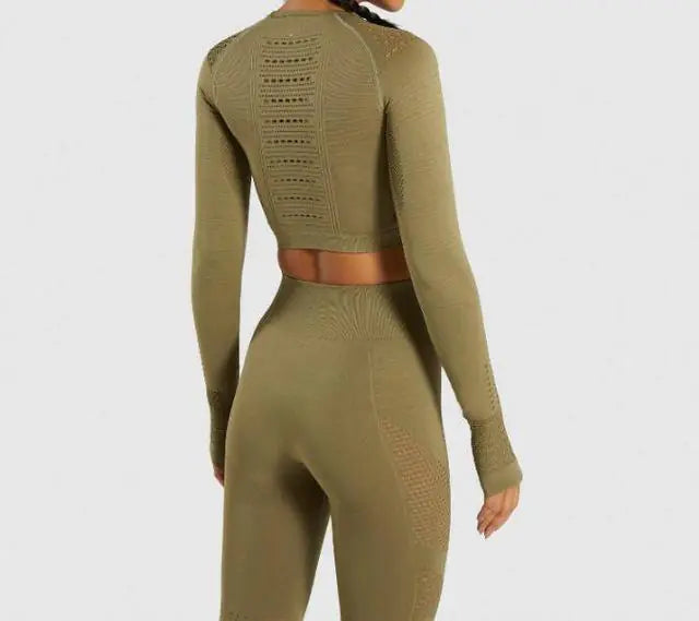 Seamless Women Yoga Set