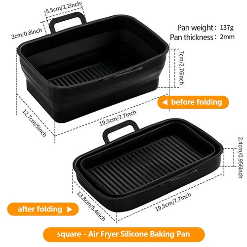 Load image into Gallery viewer, Rectangular Air Fryer Baking Pan
