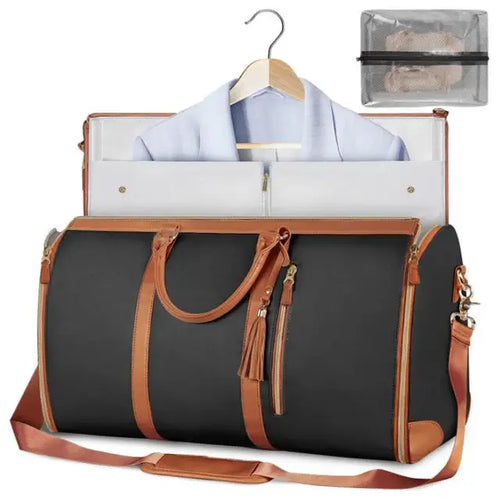 Load image into Gallery viewer, Travelista PU Duffel: Foldable Carry-On
