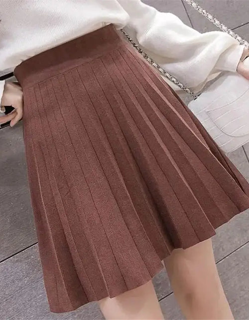 Load image into Gallery viewer, High Waist Knitted Mini Skirt for Women
