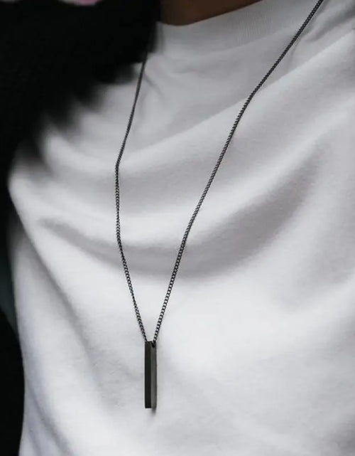 Load image into Gallery viewer, Rectangle Pendant Necklace
